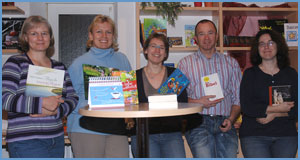 Büchertisch am Katharinenmarkt